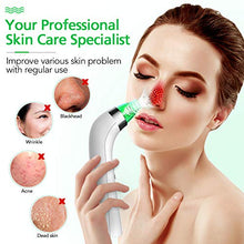 Load image into Gallery viewer, Blackhead Remover Pore Vacuum Cleaner - LONOVE Upgraded Blackhead Vacuum Rechargeable Face Vacuum Comedone Extractor Tool for Blackhead Whitehead Acne Removal, 5 Adjustable Suction Power and 4 Porbes
