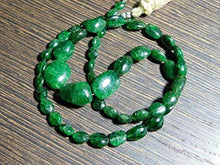 Load image into Gallery viewer, BEADS GEMSTONE 95 carat-AA-Tsavorite Smooth BIG Nuggets- 14.50 Inch Long Strand -Stones measure- 5-12mm Code-HIGH-7929
