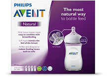 Load image into Gallery viewer, Philips Avent Natural Baby Bottle, Clear, 9oz, 4pk, SCF013/47
