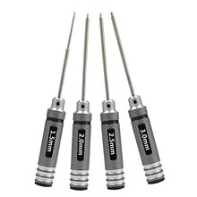 Load image into Gallery viewer, OFNMY 4pcs Hex Screw Driver Tools Kit Set 1.5mm 2.0mm 2.5mm 3.0mm Metric RC Helicopter Screw driver
