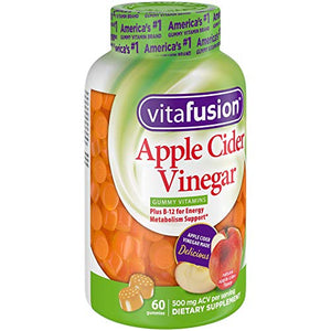 Vitafusion Apple Cider Vinegar Gummy Vitamins, 60ct