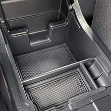 Load image into Gallery viewer, JKCOVER Center Console Organizer Tray Compatible with 2017-2022 Subaru Impreza and 2018-2022 Subaru Crosstrek, ABS Material Insert Armrest Storage Box Accessories, with Black Rubber Trim
