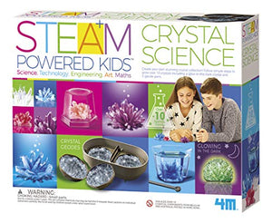 4M Deluxe Crystal Growing Combo Steam Science Kit - DIY Geology, Chemistry, Art, STEM Toys Gift for Kids & Teens, Boys & Girls [Amazon Exclusive]