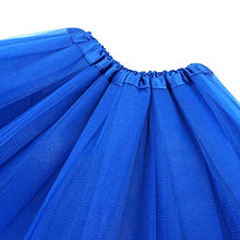 Load image into Gallery viewer, BGFKS 5 Layered Tulle Tutu Skirt for Girls with Hairbow, Ballet Dressing Up Kid Tutu Skirt Dark Blue
