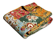 Load image into Gallery viewer, Greenland Home Antique Chic Quilted Patchwork Throw, 50" x 60" , Multicolor
