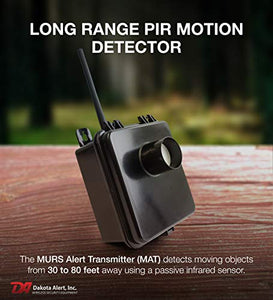 Dakota Alert MURS-BS-KIT Motion Sensor Kit - MURS Alert Transmitter Box and M538-BS Wireless MURS Base Station - License-Free Multi Use Radio Service