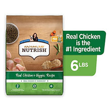 Load image into Gallery viewer, Rachael Ray Nutrish Premium Natural Dry Dog Food, Real Chicken &amp; Veggies Recipe, 6 Pounds (Packaging May Vary)
