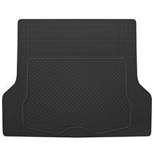 Load image into Gallery viewer, BDK-MT-785 Heavy Duty Cargo Liner Floor Mat-All Weather Trunk Protection, Trimmable to Fit &amp; Durable HD Rubber Protection for Car SUV Sedan Auto - Black
