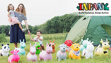 Load image into Gallery viewer, INPANY Pink Unicorn Hopper, Horse Hopper, Bouncy Inflatable Animal Ride-on Toy for Children, Boys and Girls, Toddlers (Pump Included)
