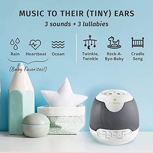 Load image into Gallery viewer, MyBaby, SoundSpa Lullaby - Sounds & Projection, Plays 6 Sounds & Lullabies, Image Projector Featuring Diverse Scenes, Auto-Off Timer Perfect for Naptime, Powered by an AC Adapter, By HoMedics