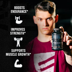 Build-XT Muscle Builder - Daily Muscle Building Supplement for Muscle Growth and Strength | Featuring Powerful Ingredients Peak02 & elevATP - 60 Veggie Pills