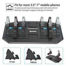 Load image into Gallery viewer, IPOW Anti-Slip Silicone Car Phone Dashboard Pad Mat,Hands-Free Cell Phone Holder for Car/Home/Office Compatible with iPhone 7 7P 6s 6 X XS 8 8P 5S,Galaxy S8 S7 S6 S5, Google Nexus
