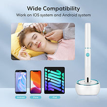 Load image into Gallery viewer, Ear Wax Removal, Ear Cleaner with Camera, Ear Wax Removal Tool with 1080p HD, Wireless Otoscope with Light, Ear Wax Removal Kit for iPhone，ipad, Android Phones
