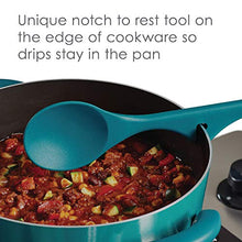 Load image into Gallery viewer, Rachael Ray Kitchen Tools and Gadgets Nonstick Utensils/Lazy Spoonula, Solid and Slotted Spoon, 3 Piece, Marine Blue
