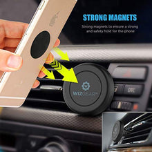 Load image into Gallery viewer, Magnetic Phone Holder for Car, WixGear [2 Pack] Universal Air Vent Magnetic Phone Holder for Car, Phone Holder for Car for Cell Phones and Mini Tablets with 4 Metal Plates
