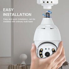 Load image into Gallery viewer, Wireless WiFi Light Bulb Camera Security Camera 1080p - 2.4GHz WiFi Smart 360 Surveillance Camera for Indoor and Outdoor, Light Socket Camera with Real-time Motion Detection and Alerts, Night Vision
