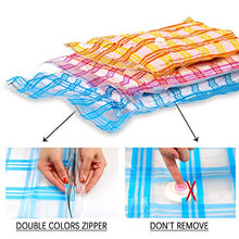 Load image into Gallery viewer, Storage Master 16 Vacuum Storage Bags, Space Saver Bags, 16-Pack (4 Jumbo, 4 Large, 4 Medium, 4 Roll-Up) with Hand Pump (16-Combo)
