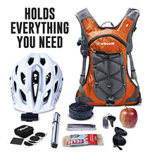 Load image into Gallery viewer, Vibrelli Hydration Pack &amp; 2L Hydration Water Bladder - High Flow Bite Valve - Hydration Backpack with Storage - Lightweight Running Backpack, Also for Cycling, Hiking, Ski, Snow for Men, Women &amp; Kids
