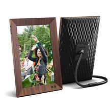 Load image into Gallery viewer, Nixplay Smart Digital Picture Frame Bundle - 10 inch Black and Wood Effect
