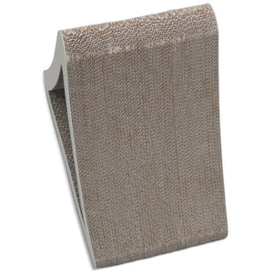 PetFusion 3-Sided Vertical Cat Scratching Post (Standard Size, Warm Gray). [Multiple Scratching Angles to Match Your Cat's Preference]