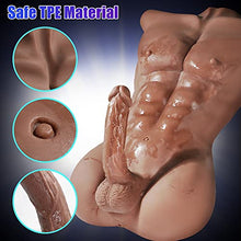 Load image into Gallery viewer, Penis Doll with Male Torso, Realistic Sex Doll with 7 inch Flexible Penis for Women Gay, Female Masturbation Sex Toys Love Doll
