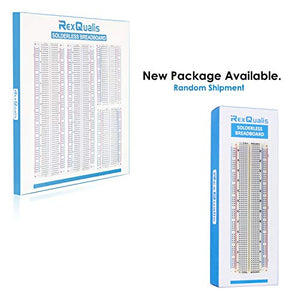 4PCS Breadboards Kit Include 2PCS 830 Point 2PCS 400 Point Solderless Breadboards for Proto Shield Distribution Connecting Blocks