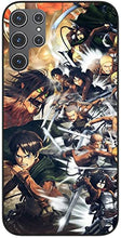 Load image into Gallery viewer, Compatible with Samsung Galaxy S22 Ultra Attack on for Titan AOT 852 Black Shock Absorption TPU Rubber Gel Case
