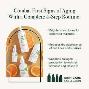 InstaNatural Vitamin C Skin Care Set with Vitamin C Facial Cleanser, Toner, Serum and Moisturizer for Hydrating, Anti Aging and Brightening
