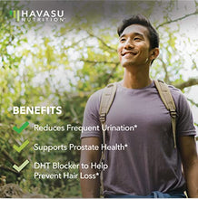 Load image into Gallery viewer, Saw Palmetto Prostate Supplements for Men as Potent DHT Blocker for Hair Growth and Beta Blocker to Decrease Frequent Urination (Saw Palmetto Once Daily, 200 Count)
