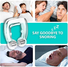 Load image into Gallery viewer, Anti Snoring Devices - Silicone Magnetic Anti Snoring Nose Clip, Snoring Solution - Comfortable Nasal to Relieve Snore(4 PCS)
