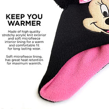 Load image into Gallery viewer, Disney Girls Minnie Mouse Winter Hat,Gloves and Mittens Kids, Black/Pink, Toddler 2-4
