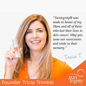 Suntegrity Tinted 5 in 1 Mineral Sunscreen for Face (SPF 30 - 2 oz) - Light | Natural BB Cream Moisturizer with Physical UVA/UVB Broad Spectrum Protection | Safe for Sensitive Skin