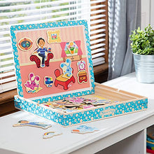 Load image into Gallery viewer, Melissa &amp; Doug Blue's Clues &amp; You! Wooden Magnetic Picture Game (48 Pieces)
