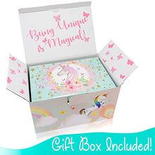 Load image into Gallery viewer, The Memory Building Company Unicorn Jewelry Box for Girls &amp; Boys - Musical Girls Jewelry Organizer Box - Granddaughter Gifts for 8-Year-Old Girls
