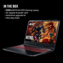 Load image into Gallery viewer, Acer Nitro 5 AN515-55-53E5 Gaming Laptop | Intel Core i5-10300H | NVIDIA GeForce RTX 3050 Laptop GPU | 15.6&quot; FHD 144Hz IPS Display | 8GB DDR4 | 256GB NVMe SSD | Intel Wi-Fi 6 | Backlit Keyboard
