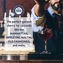 Load image into Gallery viewer, Fabbri Amarena Cherries from Italy Candied in Rich Amarena Syrup - Italian Specialty Stemless Wild Cherries for Sweet and Savory Dishes, Cheeses, Desserts, and Cocktails, 21oz
