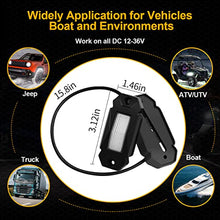 Load image into Gallery viewer, LEDMIRCY LED Rock Lights White R2 8PCS for JE-EP Off Road Trucks Car RZR ATV Trail Rig Lights High Power Under Glow Waterproof Lights Underbody Shockproof Light Auto Boat UTV SUV(8PCS-White)
