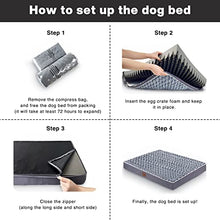 Load image into Gallery viewer, Western Home Large Dog Bed for Large, Jumbo, Medium Dogs, Orthopedic Pet Bed Waterproof Mattress with Removable Washable Cover, Thick Egg Crate Foam Dog Bed with Non-Slip Bottom
