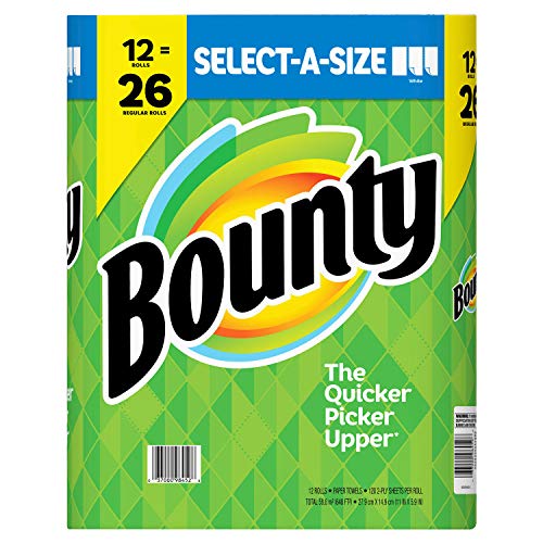 Bounty Select A Size Paper Towels, 12 Mega Rolls