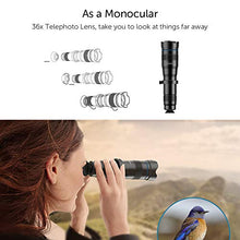 Load image into Gallery viewer, Apexel High Power 36x HD Telephoto Lens with Tripod for iPhone XR,XS MAX,XS,X,8,7,6,6Plus Android Smartphone
