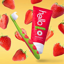 Load image into Gallery viewer, hello Variety (Unicorn, Strawberry, Grape) Fluoride Kids Toothpaste, Anticavity, Vegan, SLS Free, Gluten Free, for Ages 2 and Up, 4.2 Ounce (Pack of 3)
