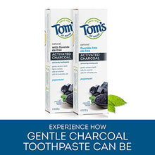 Load image into Gallery viewer, Tom's of Maine Fluoride-Free Activated Charcoal Whitening Toothpaste, Peppermint, 4.7 oz. 3-Pack
