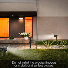 Load image into Gallery viewer, WBM Smart 20 LEDs Solar Landscape Spotlights, IP67 Waterproof, 2-in-1 Wireless Outdoor Security Lights for Yard Garden Driveway Porch Walkway Pool Patio, 4 Pack
