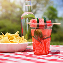 Load image into Gallery viewer, SOLO Cup Company Clear Recycled Plastic Party Cups, 18 Oz, 184 Count
