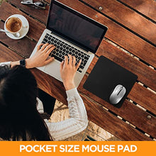Load image into Gallery viewer, Quality Selection Superb Mouse Pad for Computer &amp; Laptop, Non-Slip Rubber Base Mousepad, Mouse Pads for Home, Office &amp; Gaming 7.75 x 9.25 in, Black
