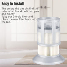 Load image into Gallery viewer, Replacement Filter for Bissell 2156A, 1665, 16652, 1665W Zing Canister Vacuum, Replacement Upright Vacuum Filter Compatible with Bissell Powerforce 1665, Compare to Part 1613056 (2 Pack)
