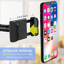 Load image into Gallery viewer, Gooseneck Cell Phone Holder, Universal 360 Flexible Phone Stand Lazy Bracket Mount Long Arms Clamp for Phone 11 Pro Xs Max XR X 8 7 6 6s Plus and Other 3.5~6.5&#39;&#39; Device (Black)
