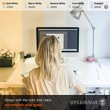 Load image into Gallery viewer, SYLVANIA LED A19 Light Bulb, 60W Equivalent, Efficient 8.5W, Frosted, 5000K, Daylight - 4 Pack (79284)
