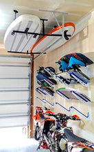 Load image into Gallery viewer, StoreYourBoard Double SUP &amp; Surf Ceiling Storage Rack, Hi Port 2 Overhead Hanger Mount, Home &amp; Garage (X-Large (30" Arms))
