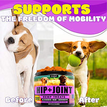 Load image into Gallery viewer, Advanced Glucosamine for Dogs Hip and Joint Supplement - Arthritis &amp; Joint Support for Dogs with Glucosamine, Chondroitin, MSM - Effective Hip and Joint Chews for Large &amp; Small Dogs with Pain Relief
